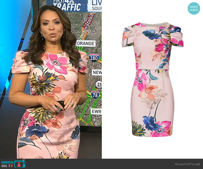 Trina Turk Talise Dress worn by Adelle Caballero on Today