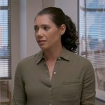 Violet’s olive green button down shirt on Chicago Fire