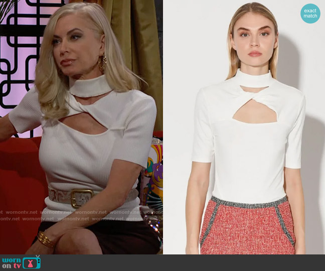 Walter Baker Shelby Top worn by Ashley Abbott (Eileen Davidson) on The Young and the Restless