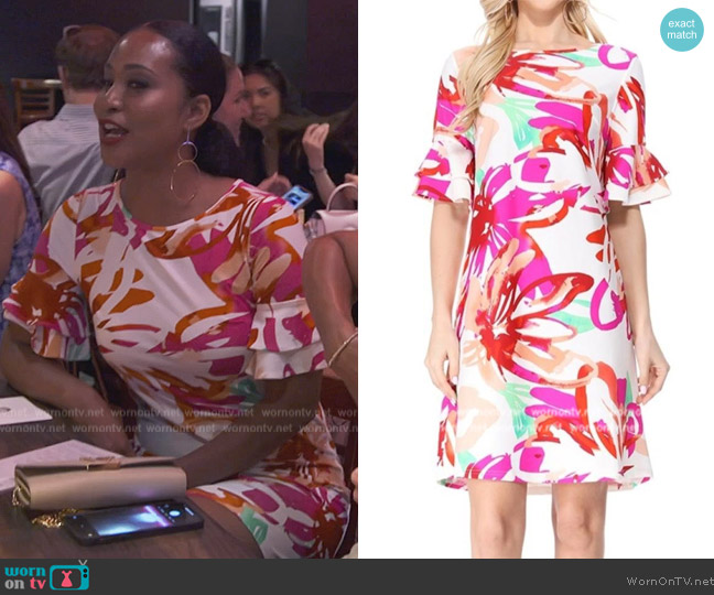 WornOnTV: Jacqueline’s floral bell sleeve dress on The Real Housewives ...