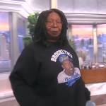 Whoopi’s Jackie Robinson’s graphic sweatshirt on The View