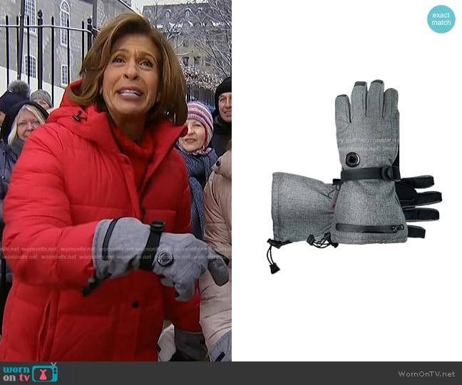 Aroma Season Rechargeable Battery Heated Gloves worn by Hoda Kotb on Today