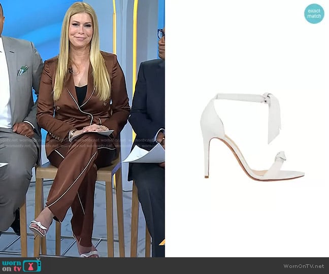 Alexandre Birman Clarita Leather Sandals worn by Jill Martin on Today