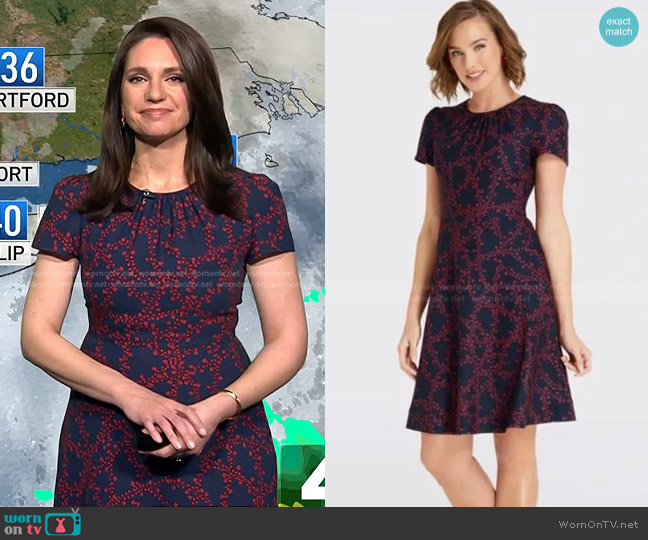Draper James Puff Sleeve Dress worn by Maria Larosa on Today