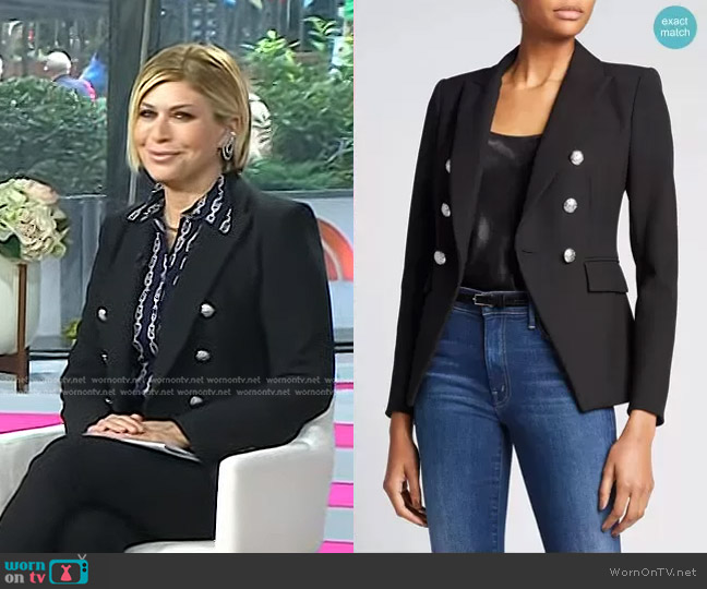 Miller Dickey Jacket by Veronica Beard worn by Jill Martin on Today