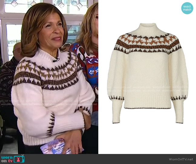 Nicholas Polina Sweater worn by Hoda Kotb on Today