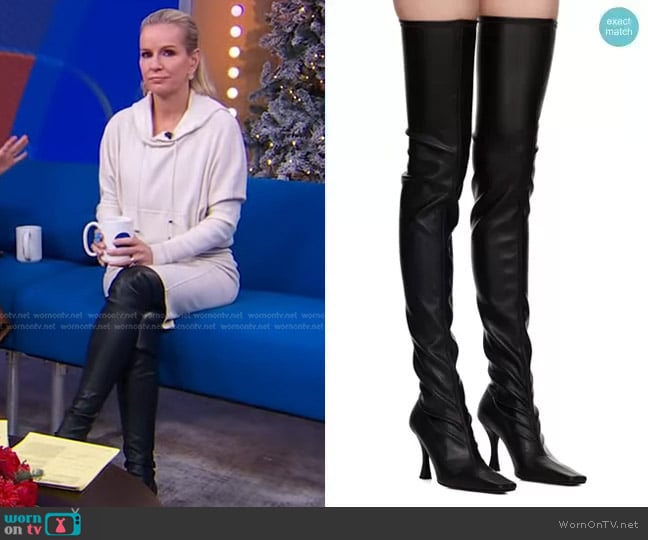 Proenza Schouler Trap Tall Boots worn by Dr. Jennifer Ashton on Good Morning America