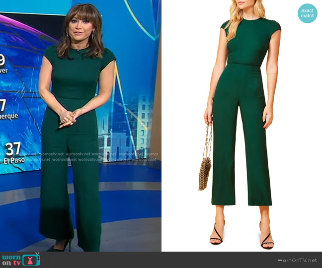 Reformation Mayer Jumpsuit worn by Ginger Zee on Good Morning America