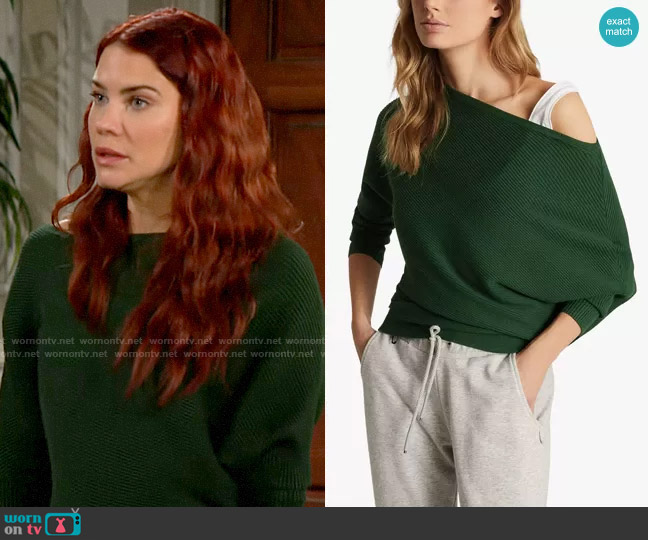 Reiss Lorna Top worn by Sally Spectra (Courtney Hope) on The Young and the Restless