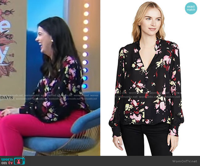 A.L.C. Rivera Top worn by Kate Bowler on Good Morning America