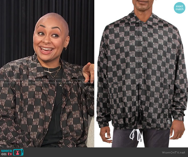 WeSC Coach Wasted Youth Lightweight Short Shirt Jacket worn by Raven-Symoné on E! News