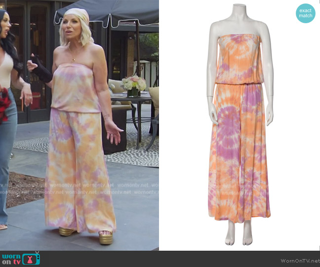 Alexis Tie Dye Jumpsuit worn by Margaret Josephs on The Real Housewives of New Jersey