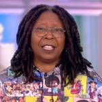 Whoopie’s cartoon print hoodie on The View