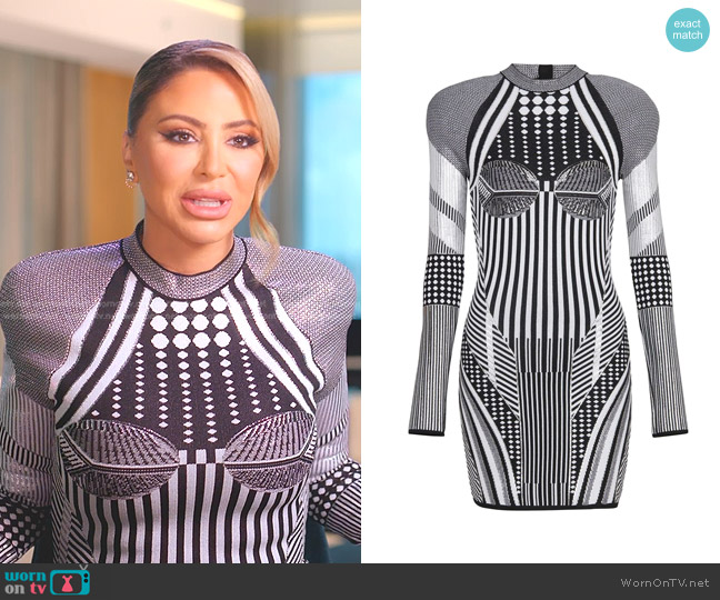 Balmain knitted Mini-Dress worn by Larsa Pippen (Larsa Pippen) on The Real Housewives of Miami
