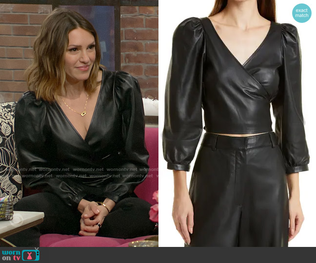 ba&sh Houston Top worn by Chloe Mitchell (Elizabeth Hendrickson) on The Young and the Restless