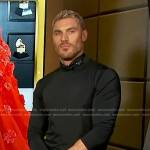 Chris Appleton’s black turtleneck  on Access Hollywood