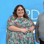 Chrissy Metz’s mint green floral dress on Today