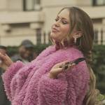 Gemma’s pink shearling jacket on You