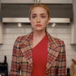 Georgia’s red plaid blazer on Ginny & Georgia