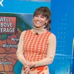 Ginger’s houndstooth turtleneck sweater and skirt on Good Morning America