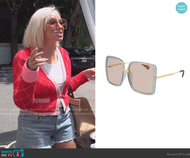 Gucci GG903 Sunglasses worn by Margaret Josephs on The Real Housewives of New Jersey