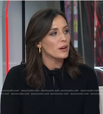 Hallie Jackson’s black keyhole dress on Today