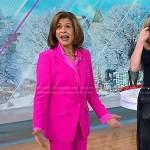 Hoda’s pink shirt and blazer on Today