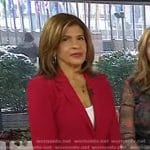 Hoda’s red blazer on Today