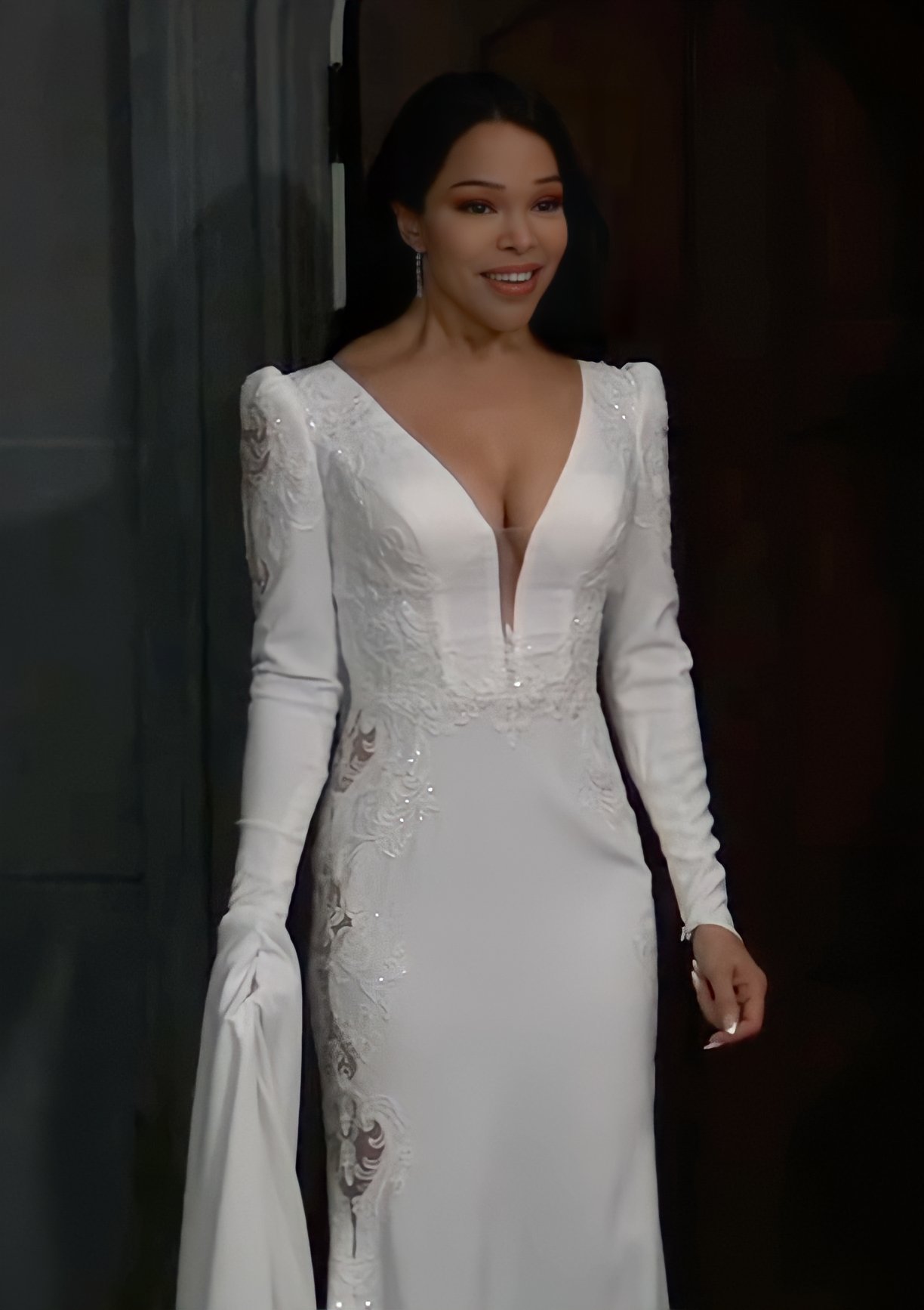 WornOnTV Portia s wedding dress on General Hospital Brook Kerr