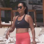 Jacqueline’s black Nike sports bra on The Real Housewives of Potomac