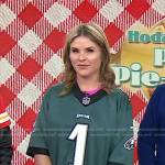 Jenna’s green Philadelphia Eagles jersey on Today