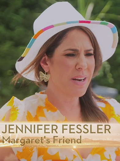 Jennifer’s gold butterfly earrings on The Real Housewives of New Jersey
