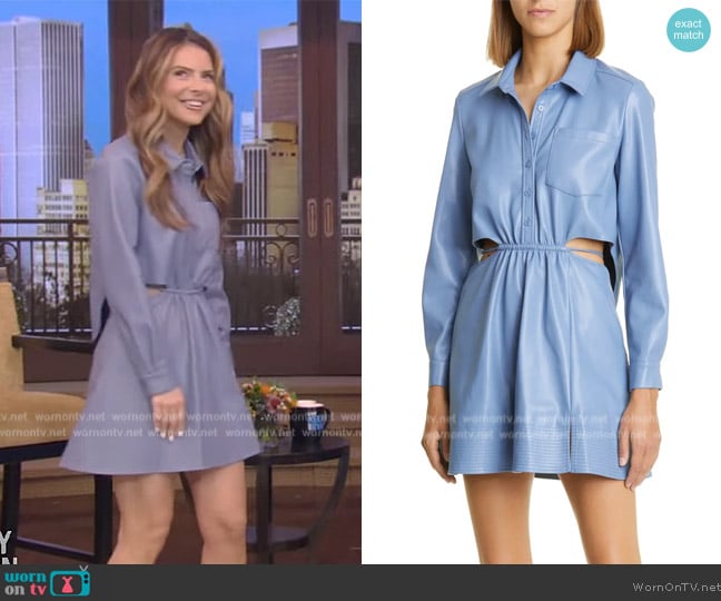 WornOnTV: Maria Menounos’s blue cutout dress on Live with Kelly and ...