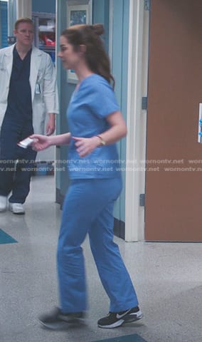 Jules’s black sneakers on Greys Anatomy