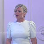 Kayla's white puff sleeve mini dress on Days of our Lives