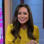 Kaylee Hartung’s yellow blouse on Today