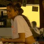 Kiara’s Sustainability is Hot t-shirt on Outer Banks