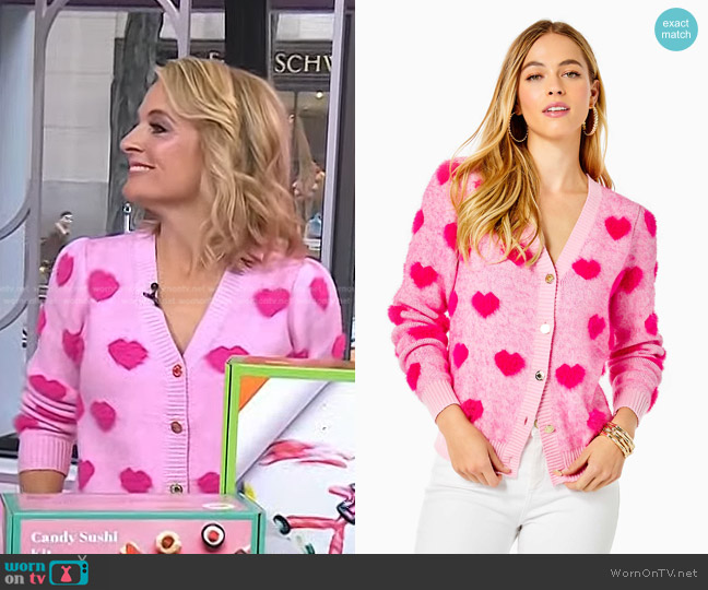 WornOnTV: Jenna's white heart cardigan on The Real Housewives of
