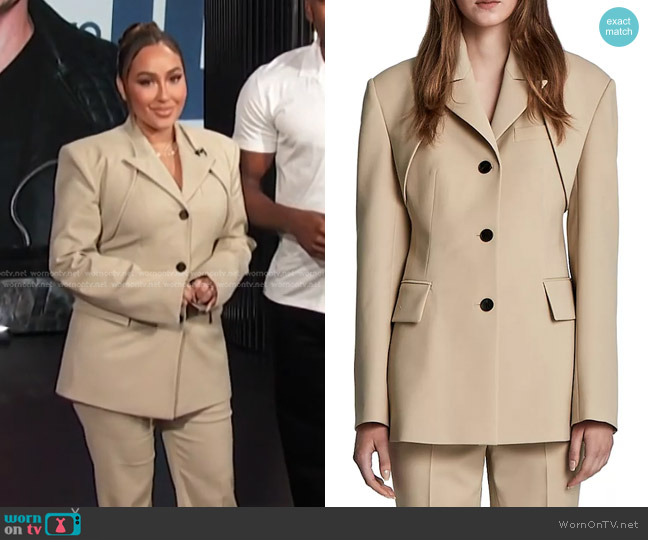 LVIR Single Breasted Jacket worn by Adrienne Houghton on E! News
