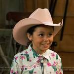 Marsha’s white cactus print western shirt on Bunkd