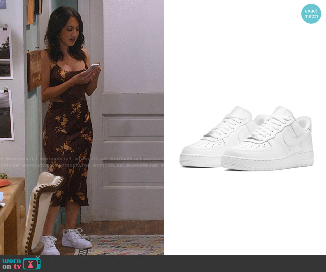 Nike Air Force 1 '07 Sneaker worn by Valentina (Francia Raisa) on How I Met Your Father