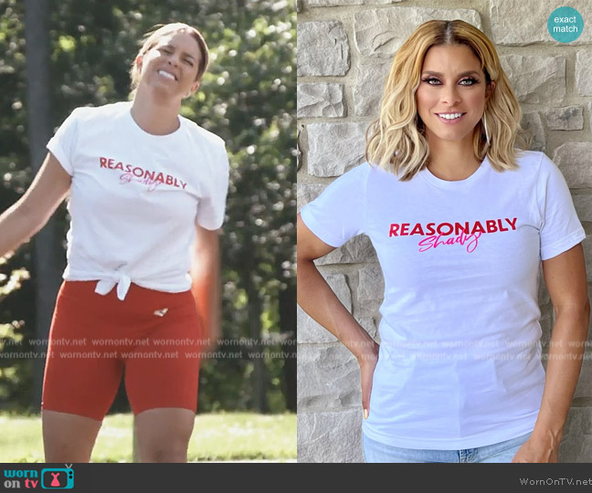 Reasonably Shady T-shirt worn by Robyn Dixon on The Real Housewives of Potomac