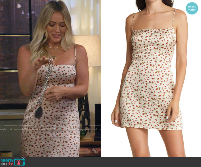 Reformation Kosta Dress in Marion worn by Sophie (Hilary Duff) on How I Met Your Father