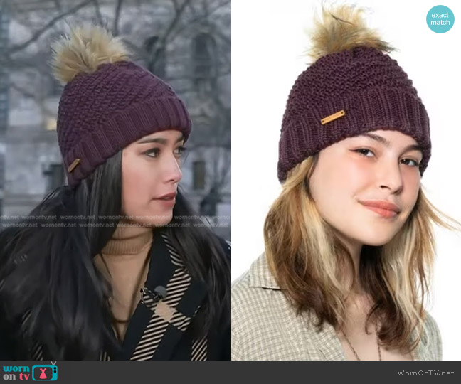 Sweet Turns Lexington Beanie worn by Emilie Ikeda on Today