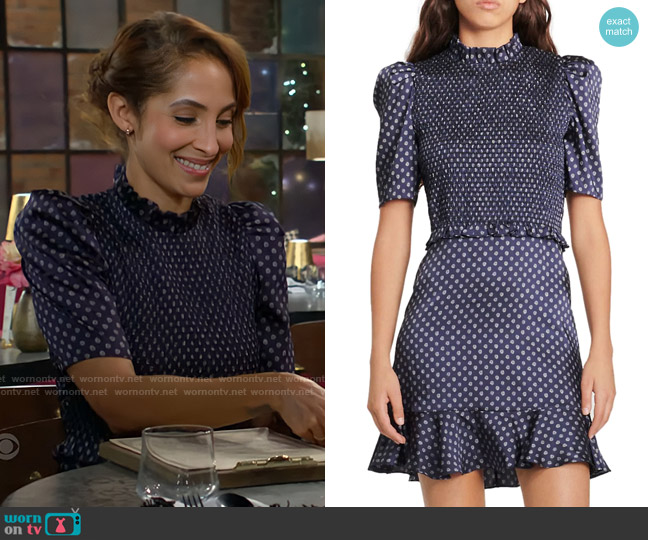 Sandro Malden Dress worn by Lily Winters (Christel Khalil) on The Young and the Restless