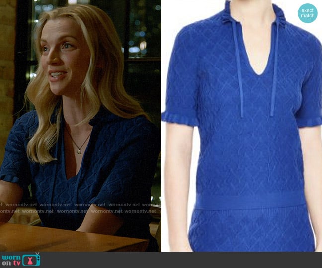 Sandro Roman Sweater worn by Sylvie Brett (Kara Killmer) on Chicago Fire