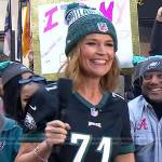 Savannah’s Philadelphia Eagles jersey on Today