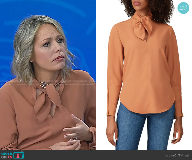 See by Chloe Bow Blouse worn by Dylan Dreyer on Today