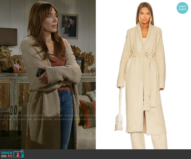 SER.O.YA Reed Cardigan worn by Taylor Hayes (Krista Allen) on The Bold and the Beautiful