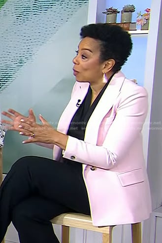 Sharon Epperson's pinkblazer on Today